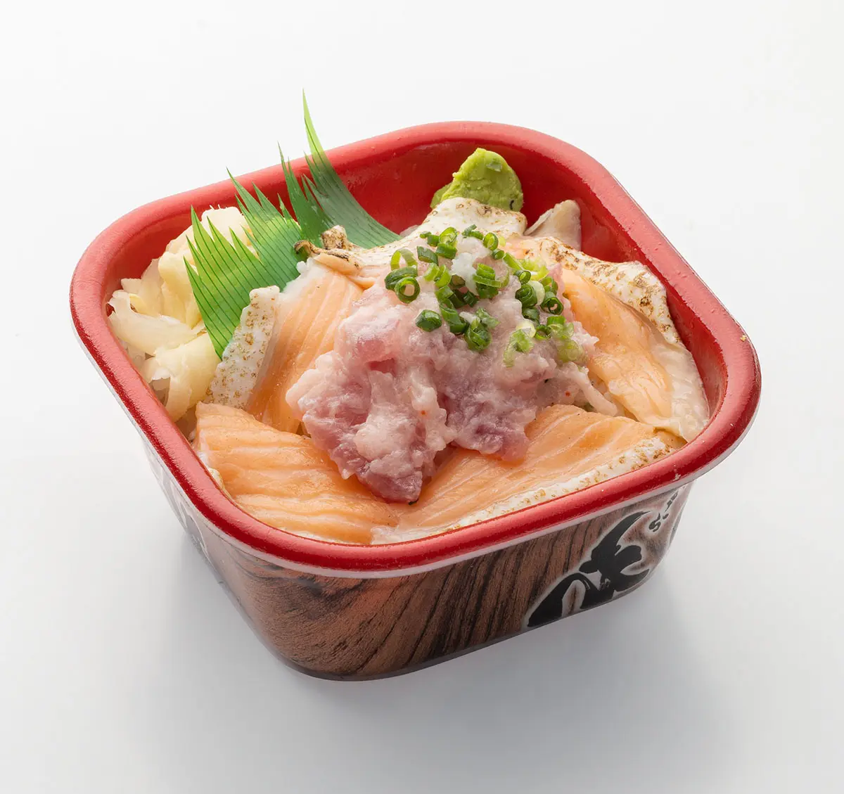 炙りトロサーモンネギトロ丼